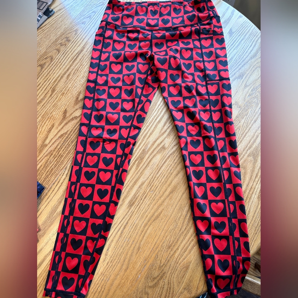 Full length Queen of Hearts Leggings